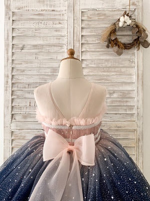 Navy baby flower girl dress hotsell