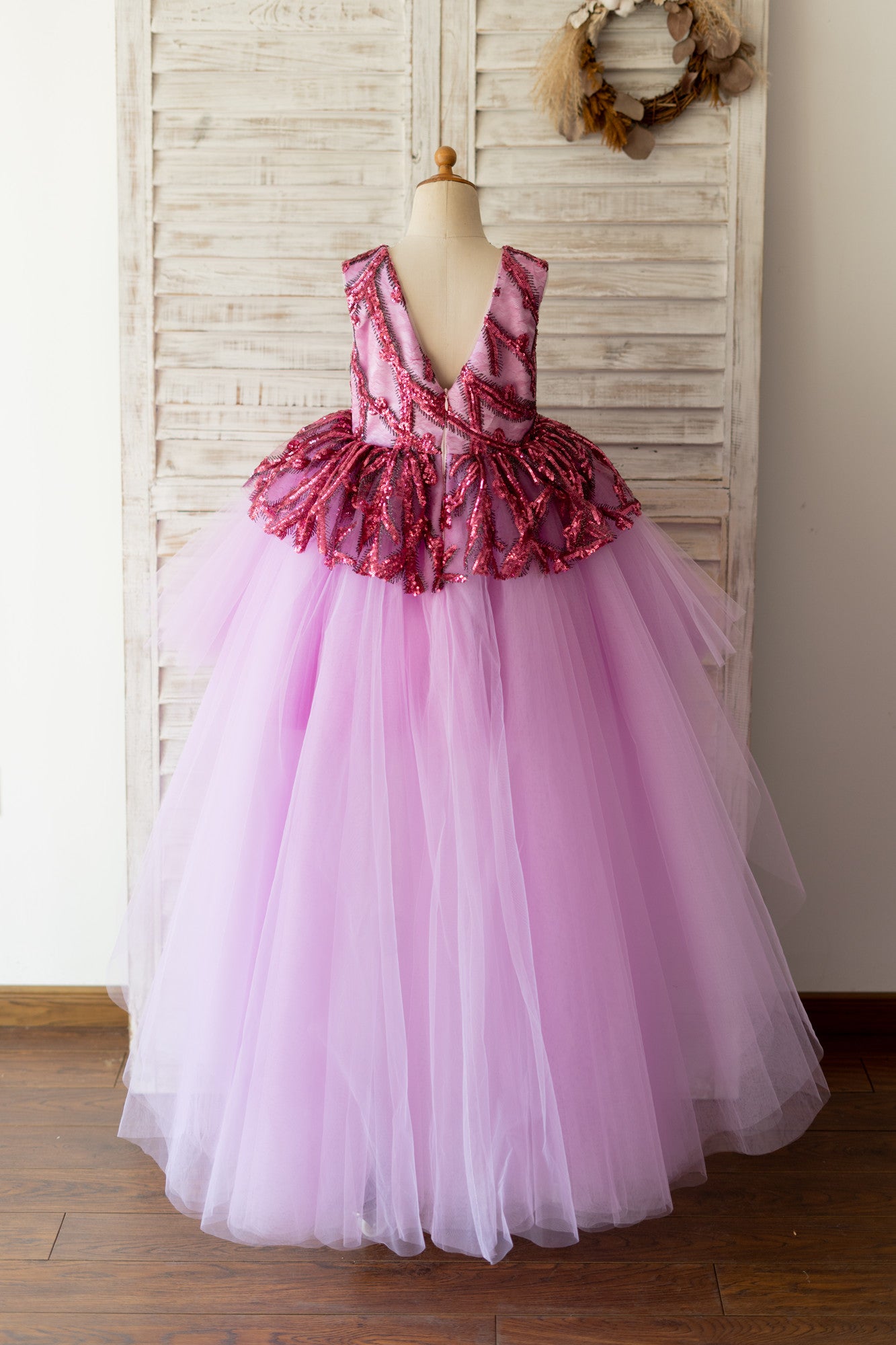 Fuchsia 2024 girl dresses