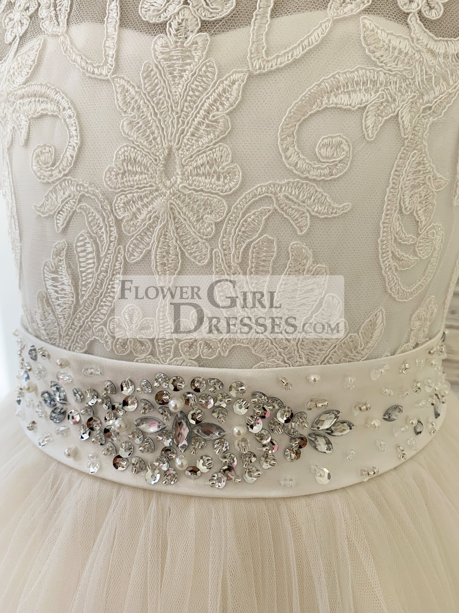 Bling flower girl outlet dresses