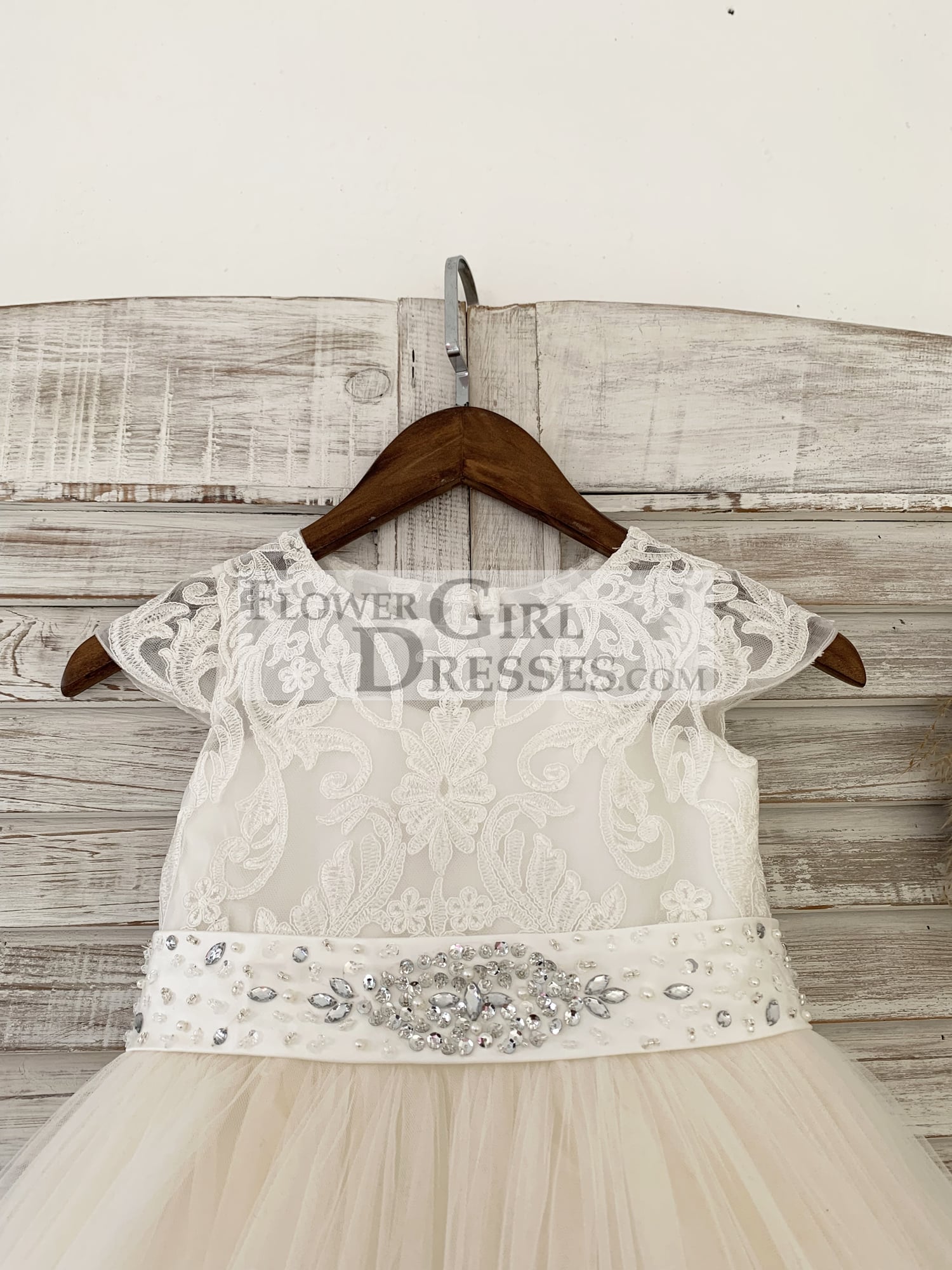 Rhinestone sash for clearance flower girl dress