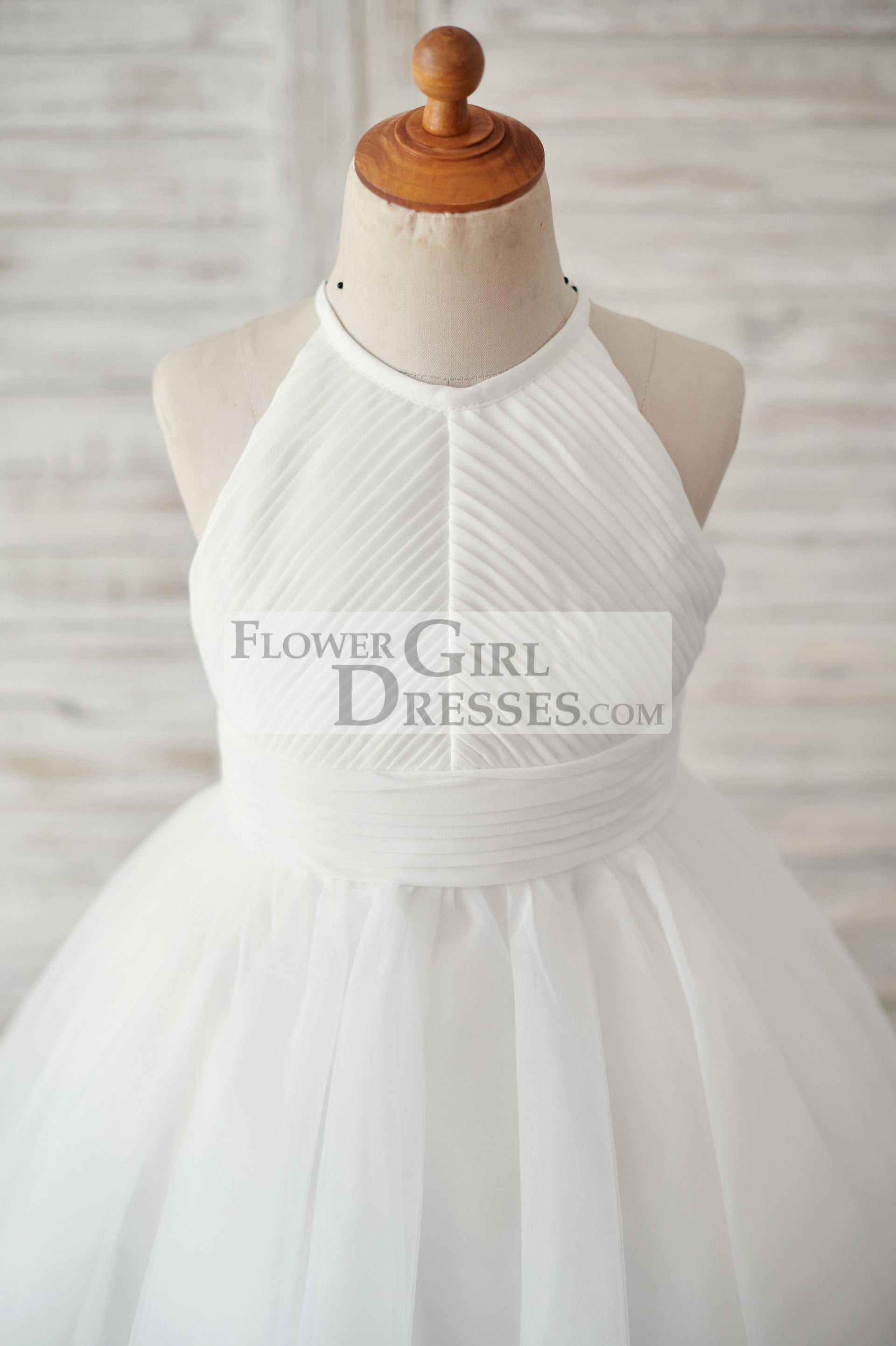 Halter flower cheap girl dresses