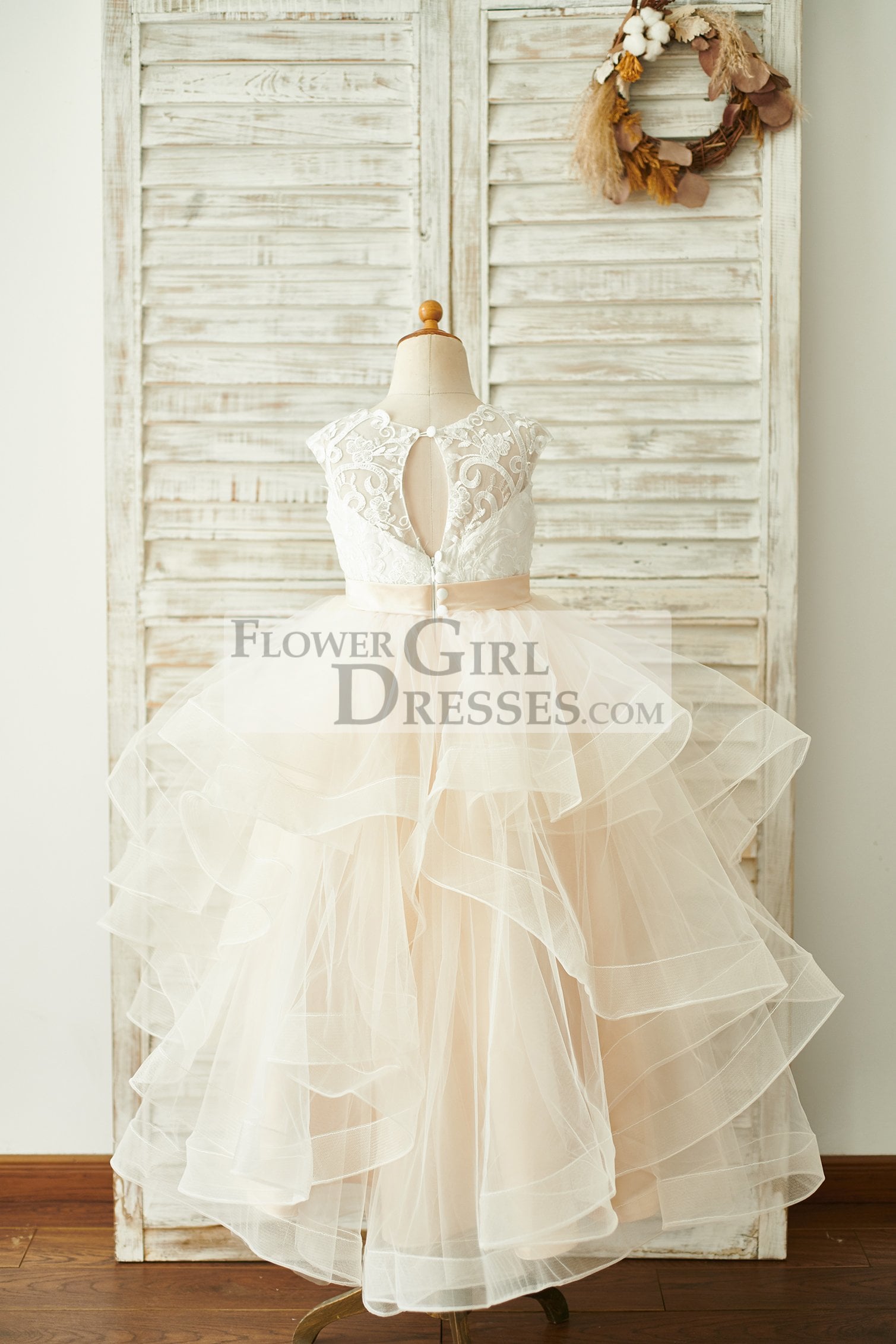 28 Matching Flower Girl Dresses To Bridal Gowns | DPF