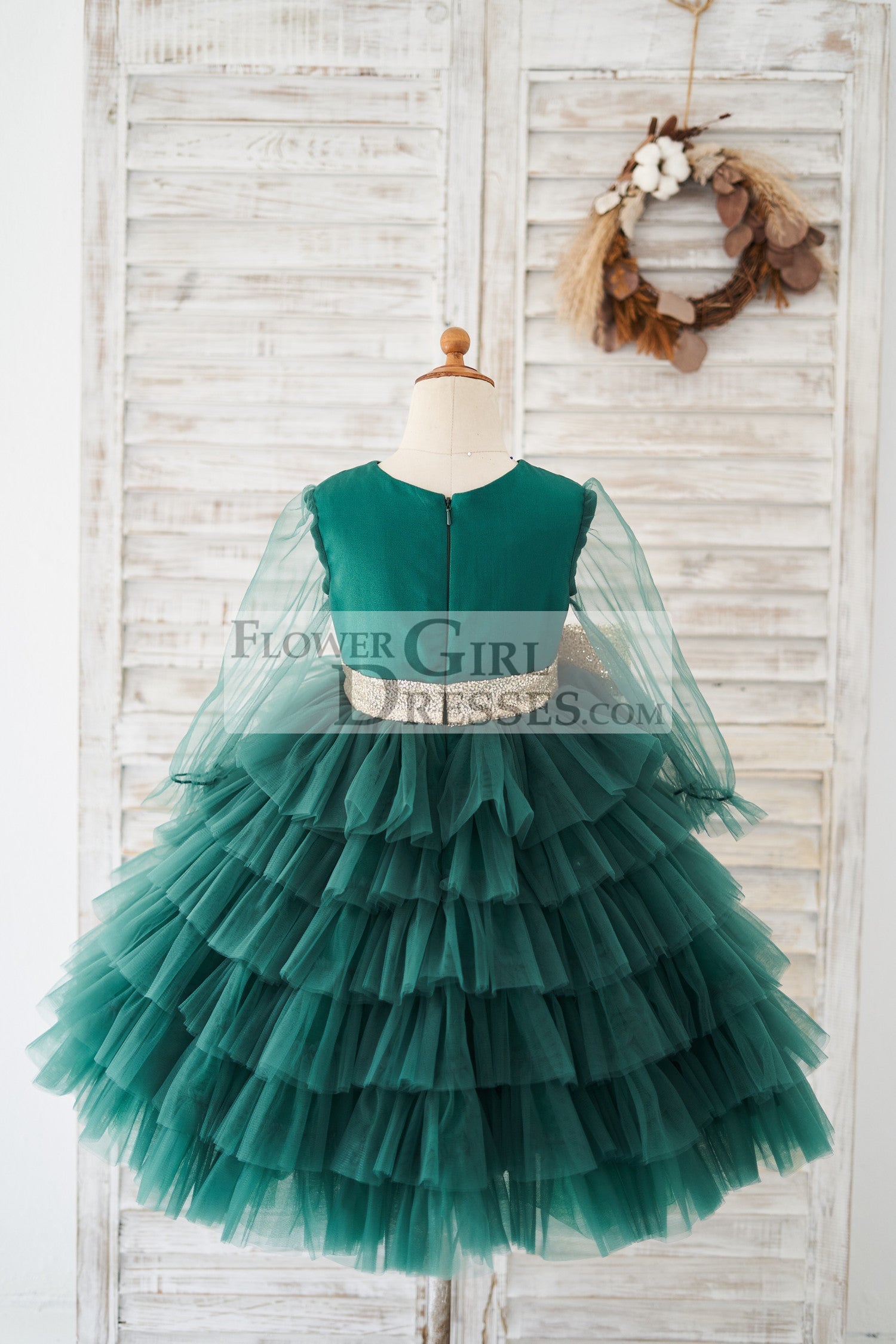 Green Midi Dress | Lavender Label