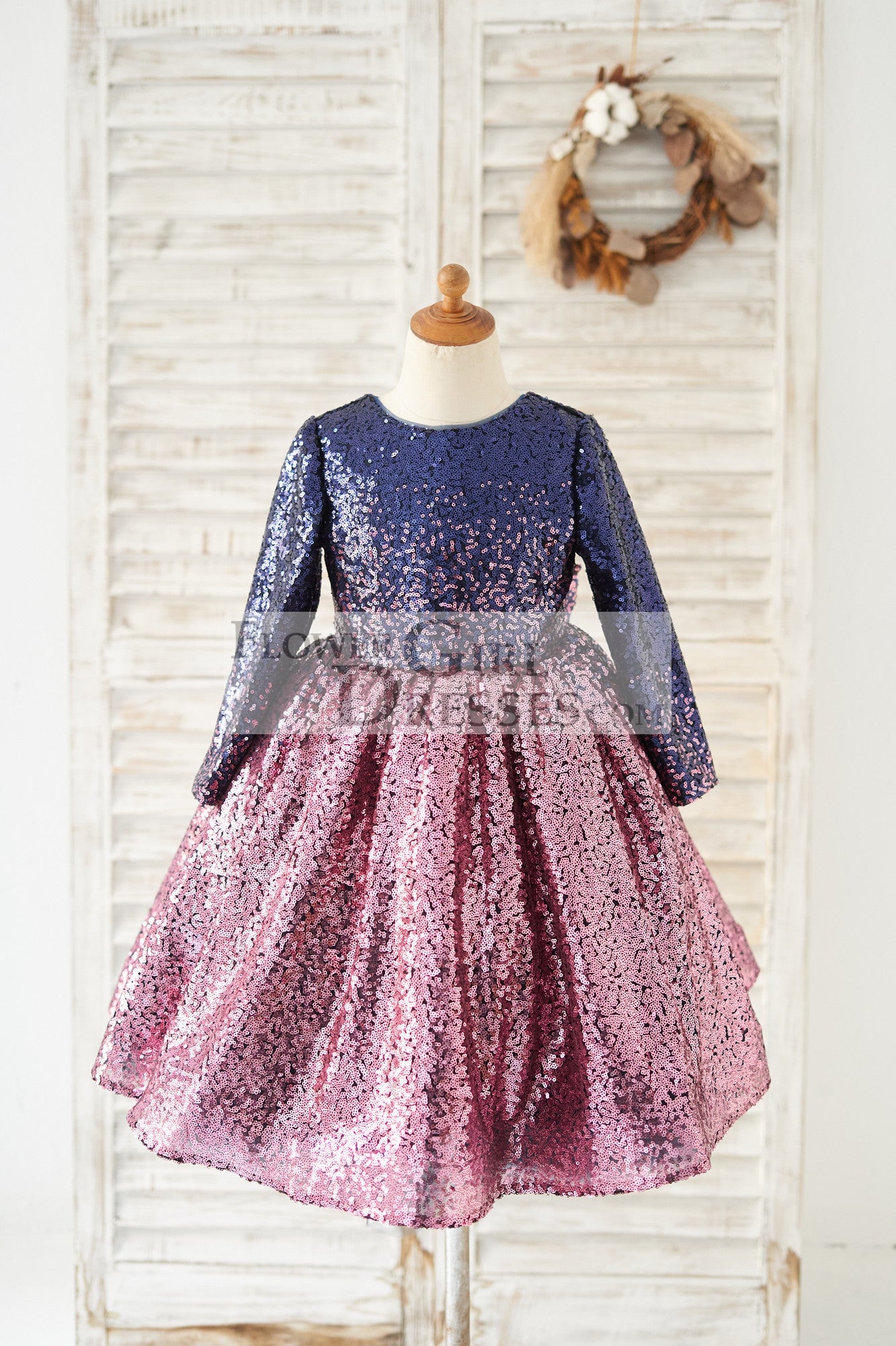 Blue Sadie Sequin Dress | WHISTLES |